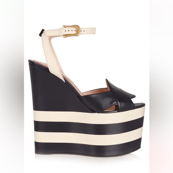 Shoes - Gucci wedge sandals look a like